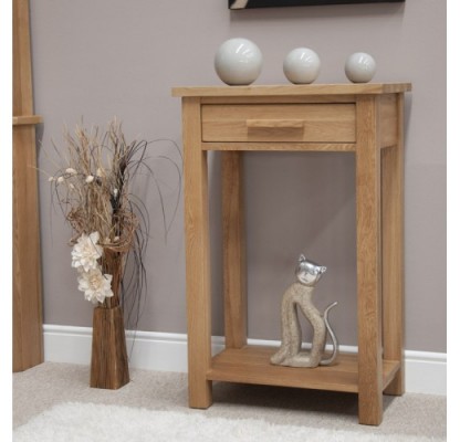 Opus Modern Oak Small Console Table